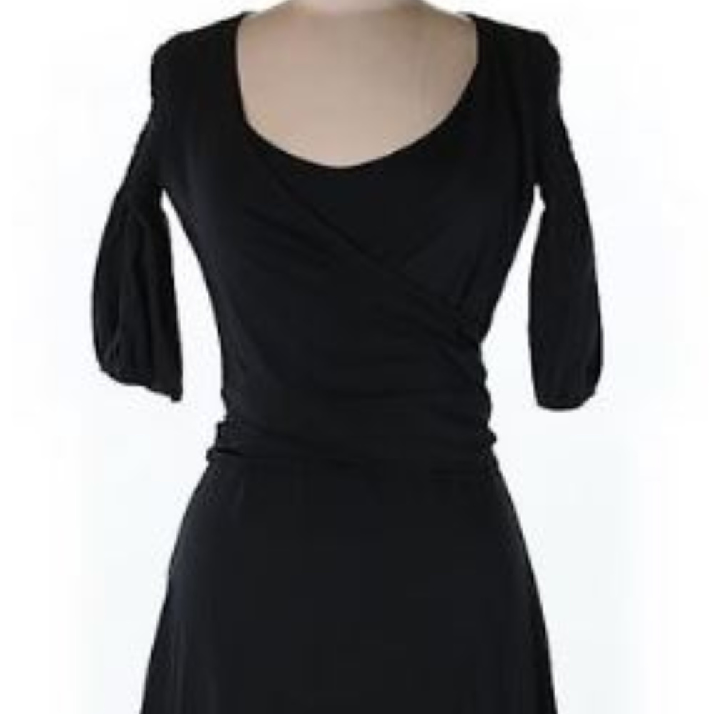 Theory Black Midi Dress
